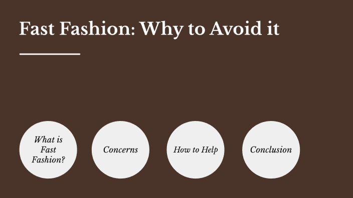 Fast Fashion: Why to Avoid it by Kat