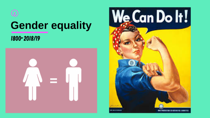 Gender equality by Cheyenne ThackeCR20 on Prezi