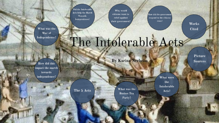 intolerable acts