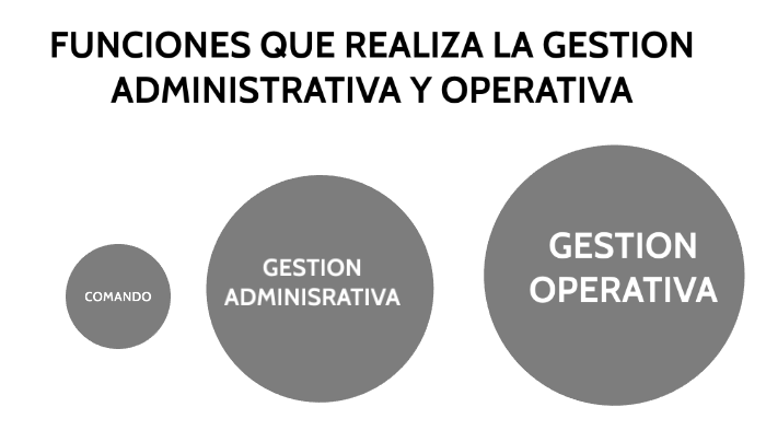 Funcion Que Realiza La Gestion Administrativa Y Operativa By Gonzalo Tobar On Prezi 2020