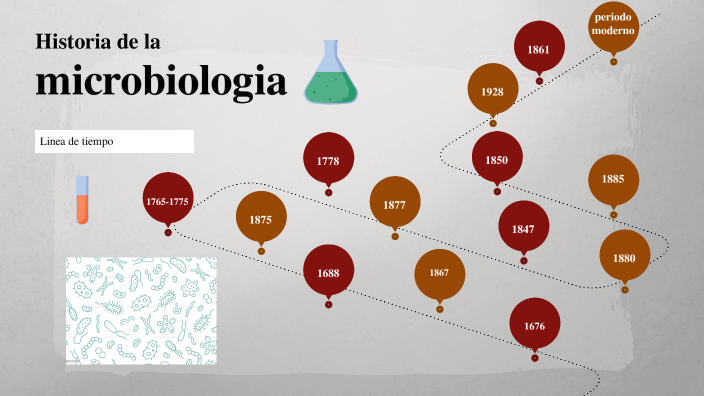 Línea de tiempo de la historia de la microbiología by aldair alejandro ...