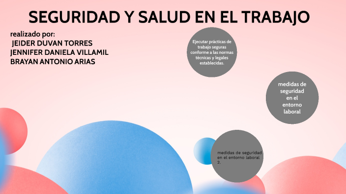 SEGURIDAD Y SALUD EN EL TRABAJO by jennifer villamil on Prezi