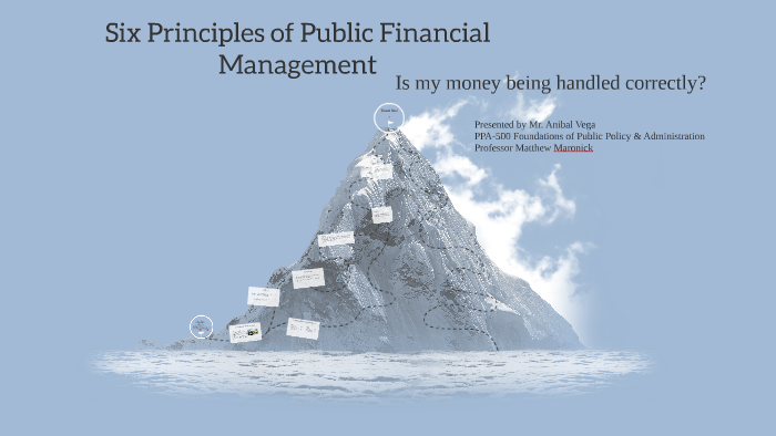 Six Principles Of Public Financial Management By Anibal Vega