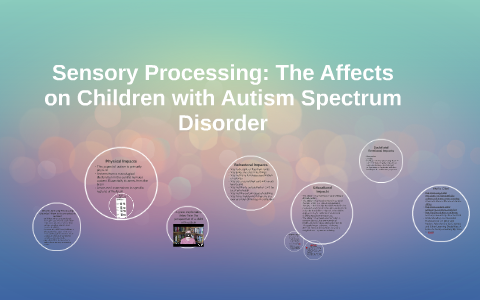 Sensory Processing: Affects on Children with Autism Spectrum by ...
