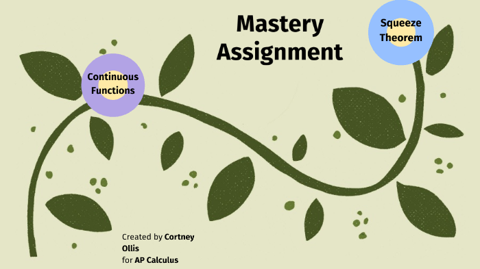 mastery assignment meaning