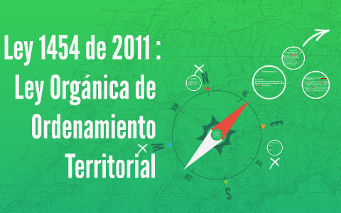 LEY 1454 DE 2011
Módulo: Teorías y Enfoques del Desarrollo Territorial