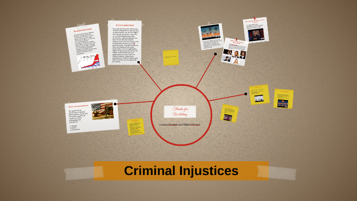 Criminal Injustices by Carlos Chediek