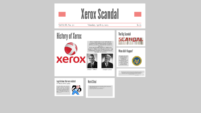 xerox scandal case study