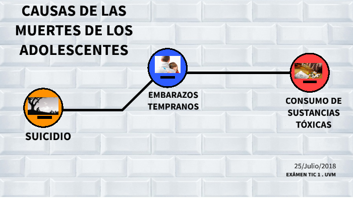Causas de la muerte de adolescentes by Fernanda Morales on Prezi