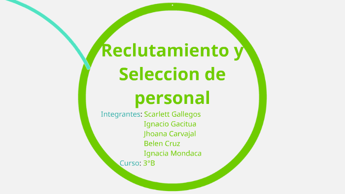 Reclutamiento y Seleccion de personal by israel leon