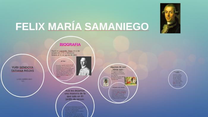 FELIX MARIA SAMANIEGO by yubi sendoya on Prezi