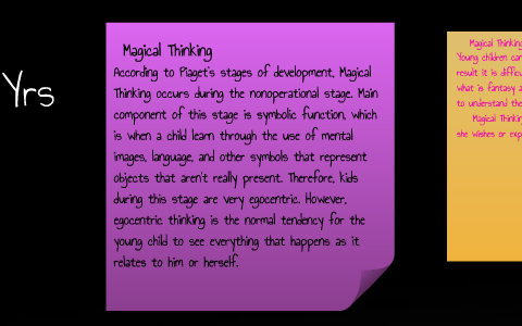 Magical Thinking Age 6 to 9 by Izabella Rose on Prezi