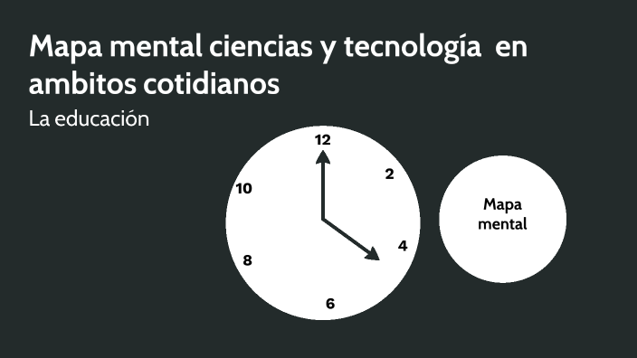 Mapa mental de reloj by Maria Jose Narvaez Gonzalez on Prezi