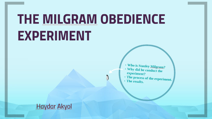 milgram experiment on obedience quizlet