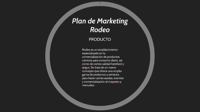 Plan de Marketing Rodeo by Fernanda Campos on Prezi