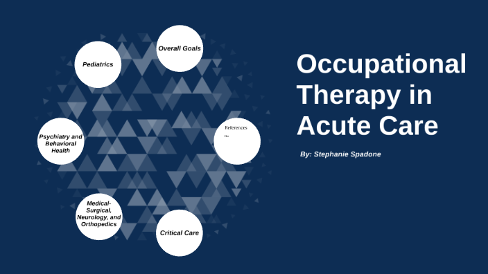 Occupational Therapy in Acute Care by Stephanie Spadone on Prezi