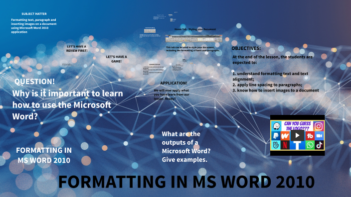 formatting-a-text-in-ms-word-2010-by-janet-lofranco