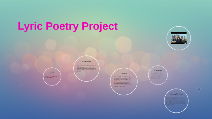 Lyric Poetry Project by Avani Patel on Prezi