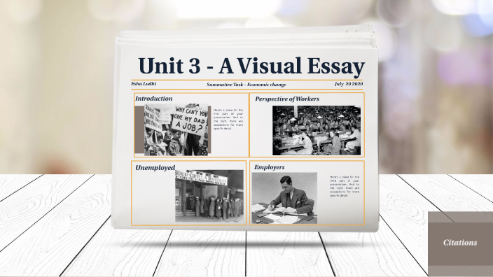 visual text essay