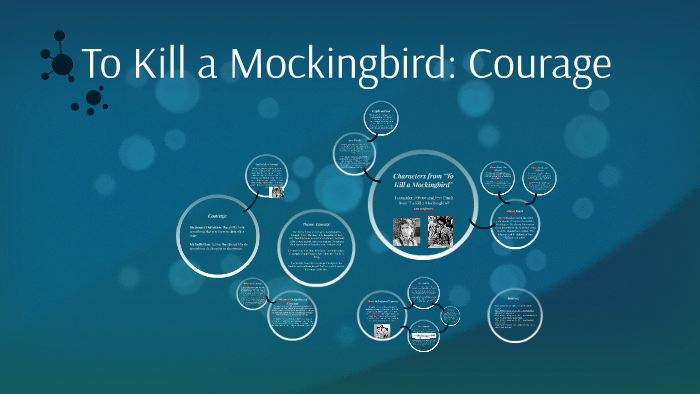 theme of courage in to kill a mockingbird