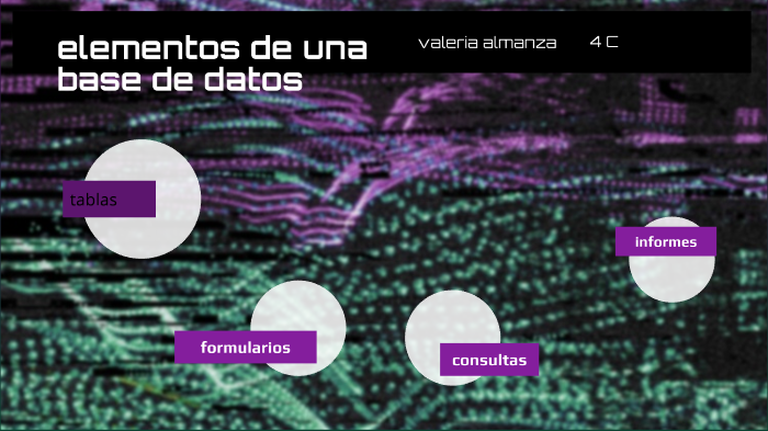 elementos de una base de datos by valeria almanza on Prezi