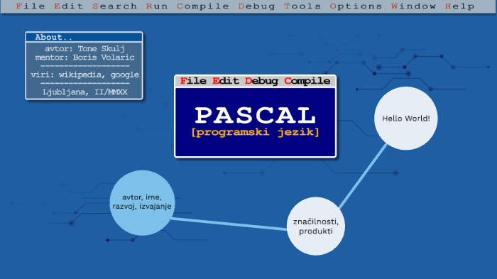 Pascal - programming language by Tone Škulj on Prezi
