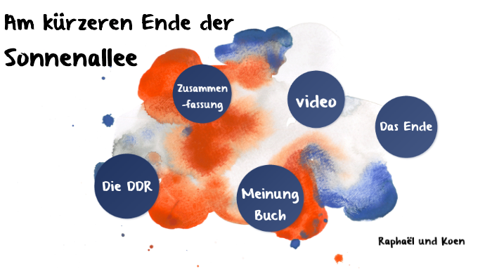 Am kürzeren Ende der Sonnenallee by Jan Steen on Prezi