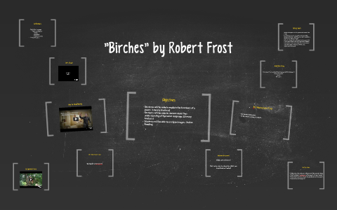 birches robert frost figurative language