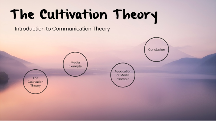 cultivation theory examples