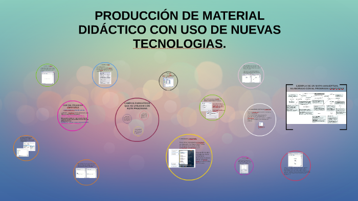 PRODUCCIÓN DE MATERIAL DIDÁCTICO CON USO DE NUEVAS TECNOLOGI by ...