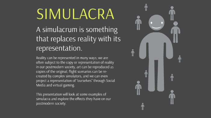 Josh's EPQ: Summary - Simulacra and Simulation (The Precession of Simulacra)