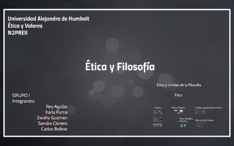 Etica Y Limites De La Folosofia By Carlos Bolivar On Prezi