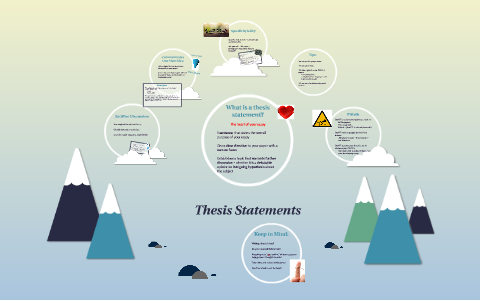 Thesis Statements by Jamie Malone on Prezi