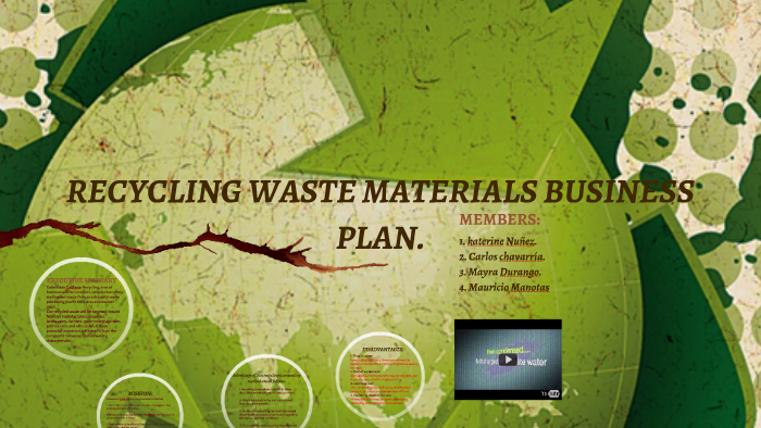 recycling waste materials business plan