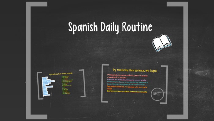 Spanish Daily Routine by Sarah M on Prezi