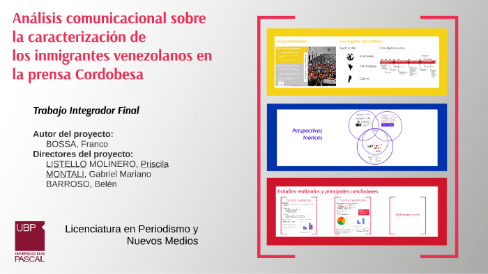Inmi Análisis comunicacional sobre la caracterización de los inmi by Franco ...