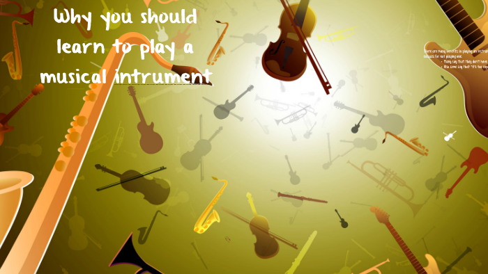 Why you should learn to play a musical instrument by Marco Plutko