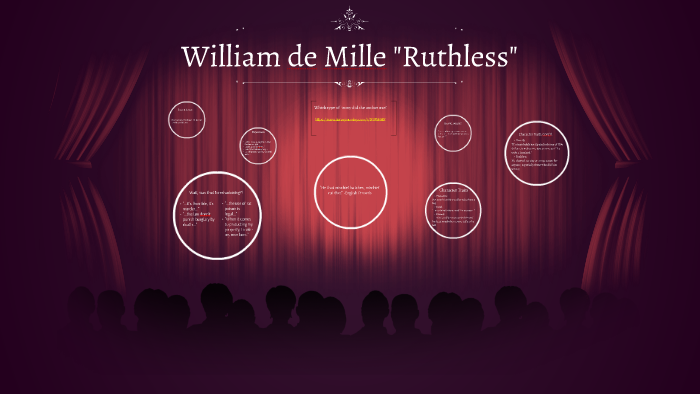 ruthless william demille