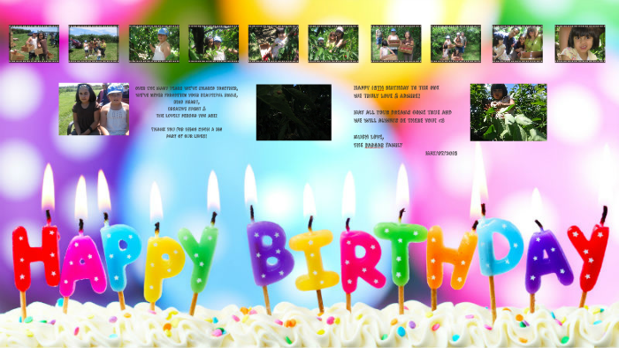 Happy Birthday To The One We Love Ema 3 By Juliana Bp