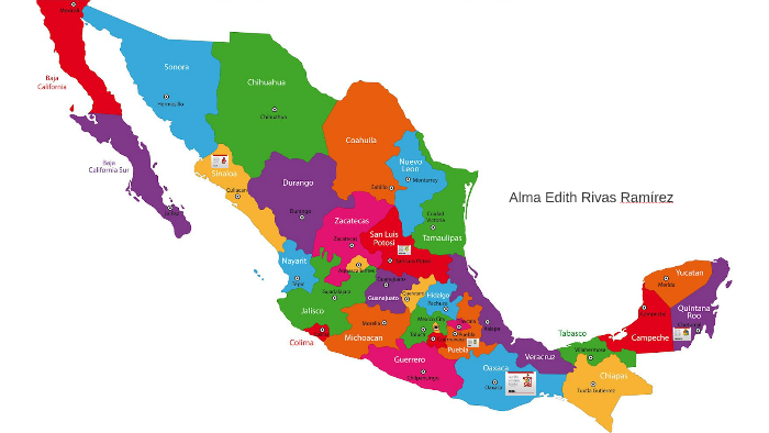 Estados de la rep. mexicana by Alma Rivas