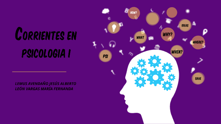 CORRIENTES EN PSICOLOGÍA I by Karen Lemus