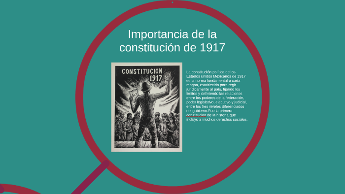 Importancia De La Constitucion De 1917 By Mariana Espinosa