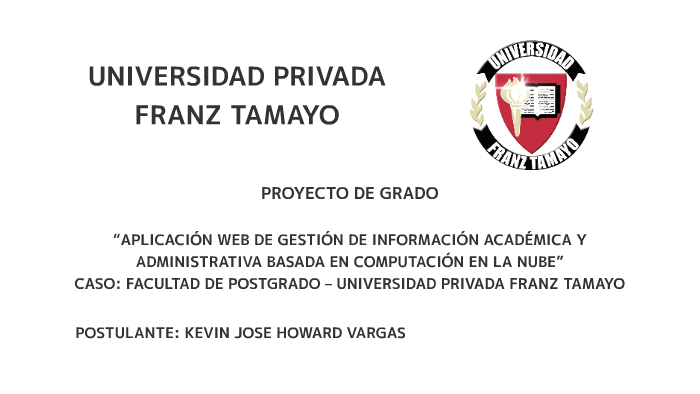 Presentacion - Proyecto de grado by Kevin Howard on Prezi