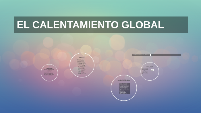 EL CALENTAMIENTO GLOBAL by Veronica Zuñiga on Prezi