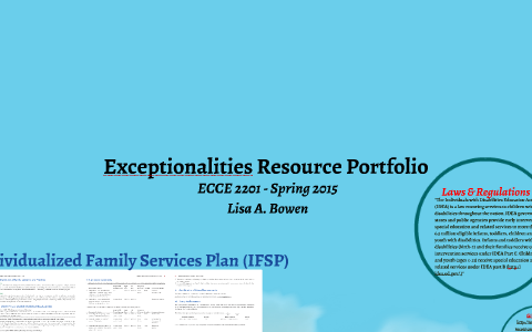 Sample Of Individualized Family Services Plan (ifsp) By Lisa Bowen On Prezi