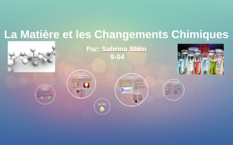 La Matiere et les Changements Chimiques by Sabrina Stein on Prezi