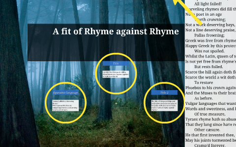 A Fit of Rhyme against Rhyme by michael bass on Prezi