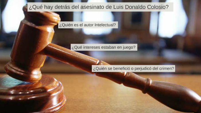 ¿Qué hay detrás del asesinato de Luis Donaldo Colosio? by Gabriel ...