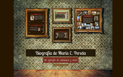 Biografía de María E. Pereda by Almudena GP on Prezi