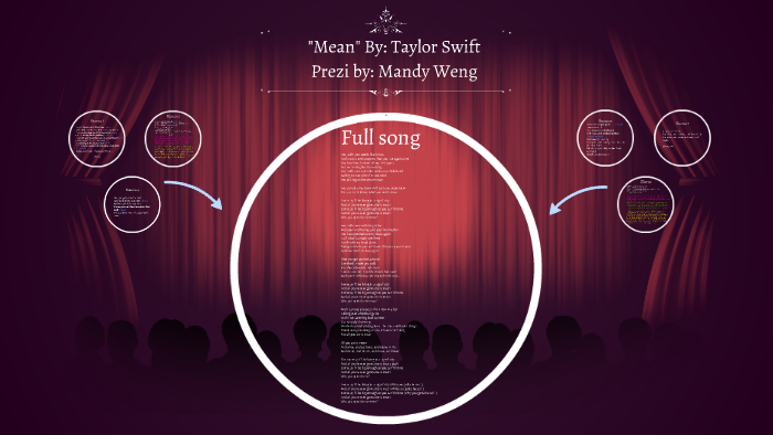 Mean By Taylor Swift By Mandy Weng